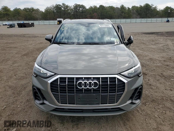 2021 Audi Q3 S line Premium with VIN WA1DECF38M1022053, listed as a Copart auction lot 47713663 with 17,545 mi miles. Bid and sale history available at carsss.com. Image 5.