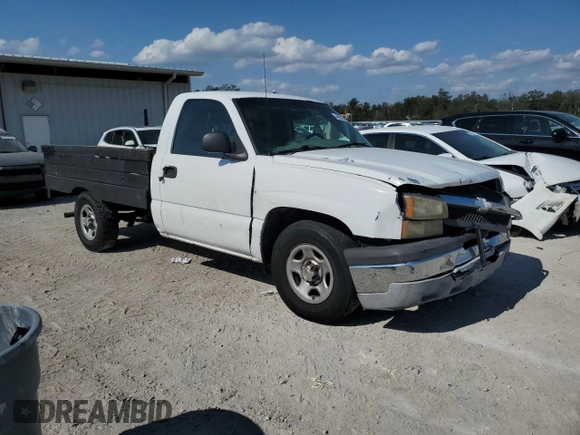 2004 Chevrolet Silverado 1500 Work Truck with VIN 1GCEC14X64Z229262, listed as a Copart auction lot 44209585 with 279,351 mi miles and Salvage Title. Bid and sale history available at carsss.com. Image 4.