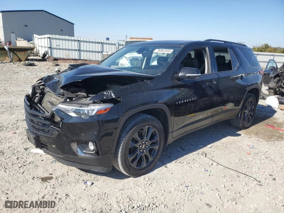 2019 Chevrolet Traverse RS with VIN 1GNERJKX2KJ197513, listed as a Copart auction lot 76893184 with 127,101 mi miles and Salvage Title. Bid and sale history available at carsss.com. Image 1.