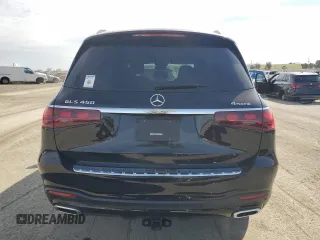 2024 Mercedes-Benz GLS 450 with VIN 4JGFF5KE6RB090122, listed as a Copart auction lot 50032695 with 7,698 mi miles and Salvage Title. Bid and sale history available at DreamBid. Image 6.