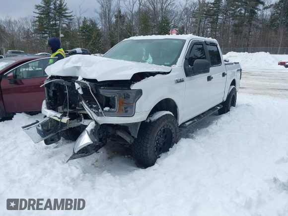 2018 Ford F-150 XL with VIN 1FTEW1E58JKD67099, listed as a IAAI auction lot 41526282 with 128,420 mi miles. Bid and sale history available at carsss.com. Image 17.