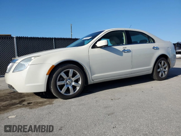 2010 Mercury Milan Premier with VIN 3MEHM0JA8AR663119, listed as a Copart auction lot 61850955 with 106,205 mi miles and Salvage title. Bid and sale history available at DreamBid. Image 1.