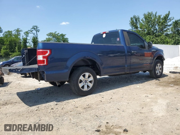 2018 Ford F-150 XL with VIN 1FTMF1CB1JKF33743, listed as a Copart auction lot 62007515 with 41,032 mi miles and Salvage title. Bid and sale history available at DreamBid. Image 3.