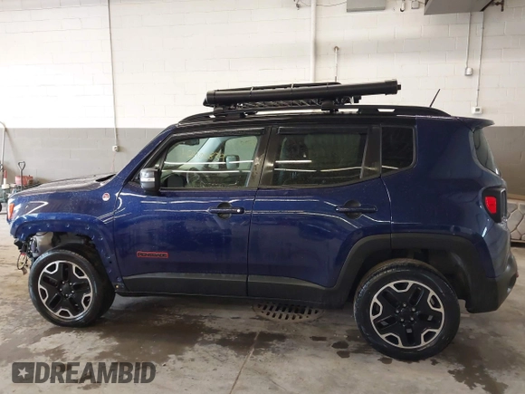 2016 Jeep Renegade Trailhawk with VIN ZACCJBCT0GPD29118, listed as a IAAI auction lot 42406839 with 107,952 mi miles and . Bid and sale history available at DreamBid. Image 14.