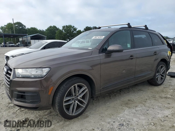 2018 Audi Q7 Prestige z VIN WA1VAAF72JD023846, wystawiony jako Copart lot #56016385 z przebiegiem 55 626 mil mil oraz Szkoda całkowita • Salvage title. Historia ofert i sprzedaży dostępna na DreamBid. Obrazek 1.
