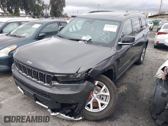 2023 Jeep Grand Cherokee Limited with VIN 1C4RJJBG3P8822047, listed as a IAAI auction lot 41232225 with 39,845 mi miles and . Bid and sale history available at DreamBid. Image 2.