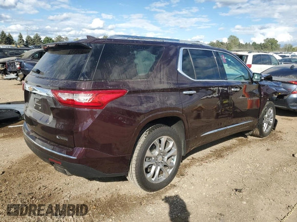 2018 Chevrolet Traverse Premier with VIN 1GNEVJKW2JJ100652, listed as a Copart auction lot 70258634 with 84,879 mi miles and Salvage Title. Bid and sale history available at carsss.com. Image 3.