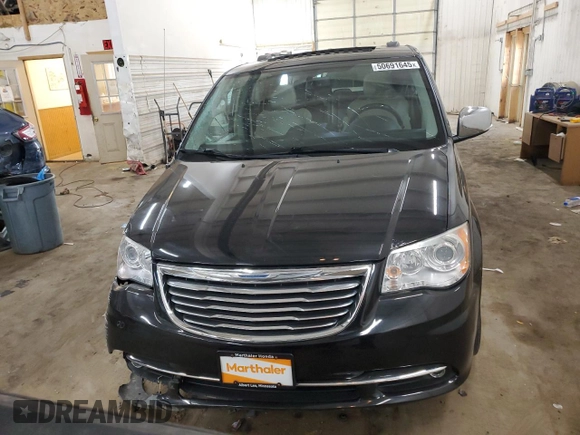 2013 Chrysler Town & Country Limited with VIN 2C4RC1GG0DR760237, listed as a Copart auction lot 50691645 with 94,716 mi miles and Salvage Title. Bid and sale history available at carsss.com. Image 5.