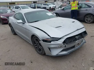 2019 Ford Mustang EcoBoost with VIN 1FA6P8TH8K5172035, listed as a IAAI auction lot 41527251 with 93,549 mi miles and . Bid and sale history available at carsss.com. Image 1.