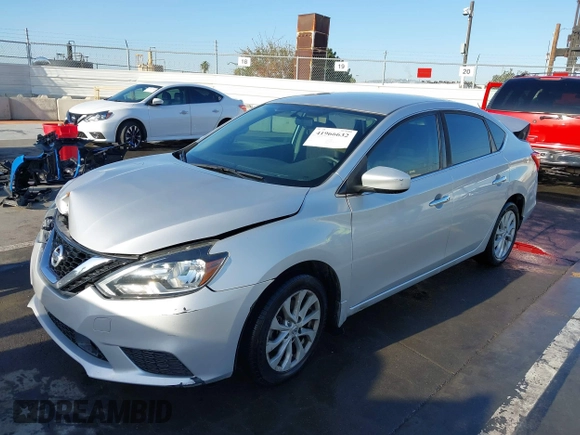 2018 Nissan Sentra SV with VIN 3N1AB7AP0JL624682, listed as a IAAI auction lot 41966632 with 67,513 mi miles. Bid and sale history available at carsss.com. Image 18.