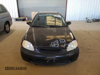1998 Honda Civic DX with VIN 2HGEJ6343WH121454, listed as a Copart auction lot 47982075 with 215,221 mi miles and Salvage Title. Bid and sale history available at DreamBid. Image 5.