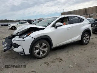 2017 Lexus NX with VIN JTJBARBZXH2123341, listed as a Copart auction lot 43846785 with 36,564 mi miles and Salvage Title. Bid and sale history available at carsss.com. Image 1.