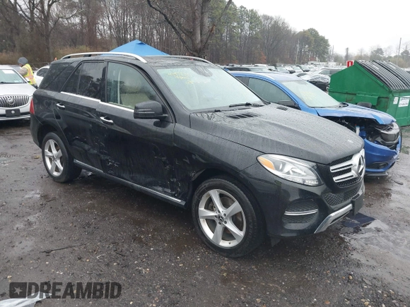 2018 Mercedes-Benz GLE 350 with VIN 4JGDA5HB9JB051872, listed as a IAAI auction lot 41972147 with 48,417 mi miles and . Bid and sale history available at DreamBid. Image 1.