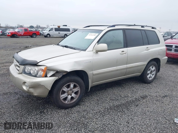 2001 Toyota Highlander z VIN JTEHF21A610039967, wystawiony jako IAAI lot #41512285 z przebiegiem 123 059 mil mil oraz . Historia ofert i sprzedaży dostępna na DreamBid. Obrazek 2.