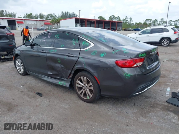 2015 Chrysler 200 Limited with VIN 1C3CCCABXFN700940, listed as a IAAI auction lot 42618405 with 139,141 mi miles and . Bid and sale history available at DreamBid. Image 3.