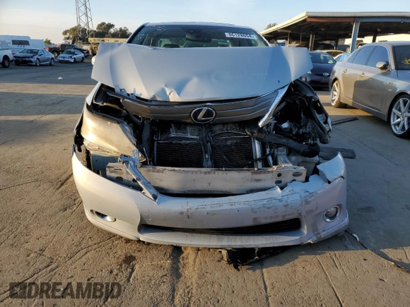 2010 Lexus HS 250h with VIN JTHBB1BA4A2009884, listed as a Copart auction lot 86128694 with Not Provided miles and Salvage Title. Bid and sale history available at DreamBid. Image 5.