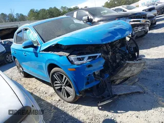 2020 Audi Q5 Premium Plus with VIN WA1E2AFY6L2066879, listed as a IAAI auction lot 41705087 with 66,464 mi miles and . Bid and sale history available at DreamBid. Image 1.