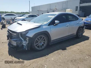 2022 Subaru WRX with VIN JF1VBAA69N9015985, listed as a Copart auction lot 61761795 with 50,334 mi miles and Salvage title. Bid and sale history available at DreamBid. Image 1.