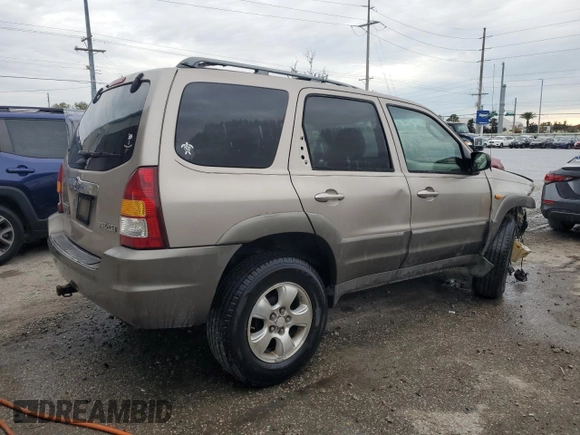 2002 Mazda Tribute LX with VIN 4F2YU09132KM24637, listed as a Copart auction lot 88919855 with 211,198 mi miles and Salvage Title. Bid and sale history available at carsss.com. Image 3.