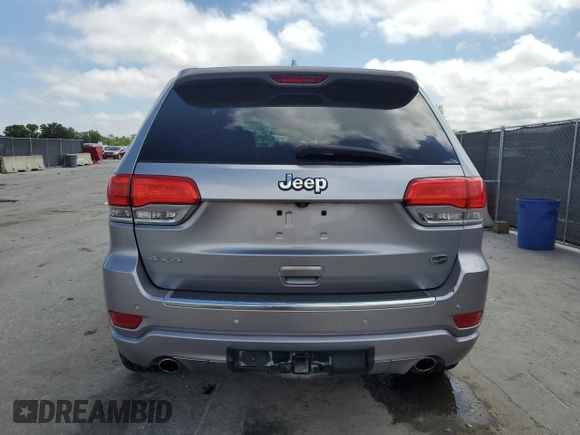 2014 Jeep Grand Cherokee Overland with VIN 1C4RJFCG1EC216154, listed as a Copart auction lot 50984675 with 91,782 mi miles and Salvage Title. Bid and sale history available at carsss.com. Image 6.