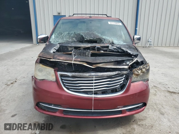 2011 Chrysler Town & Country Limited with VIN 2A4RR6DG6BR656150, listed as a Copart auction lot 51119625 with 0 mi miles and Salvage Title. Bid and sale history available at carsss.com. Image 5.