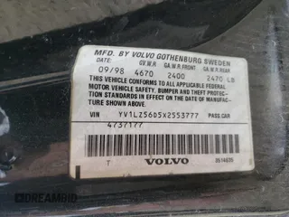 1999 Volvo V70 XC with VIN YV1LZ56D5X2553777, listed as a Copart auction lot 68542974 with 0 mi miles and Clean Title. Bid and sale history available at carsss.com. Image 12.