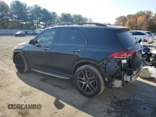 2023 Mercedes-Benz GLE 53 AMG with VIN 4JGFB6BB1PA902601, listed as a Copart auction lot 78599404 with 44,989 mi miles and Salvage title. Bid and sale history available at DreamBid. Image 2.