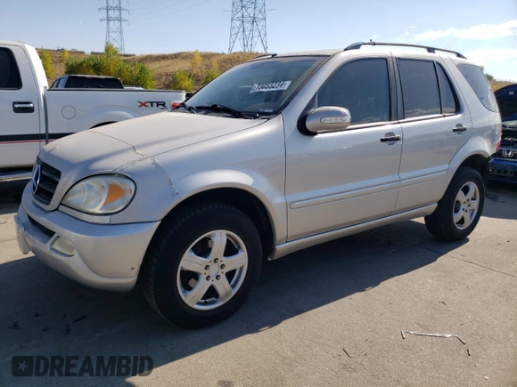 2005 Mercedes-Benz M-Class 3.7L with VIN 4JGAB57E35A544146, listed as a Copart auction lot 73055234 with 217,876 mi miles and Salvage Title. Bid and sale history available at carsss.com. Image 1.