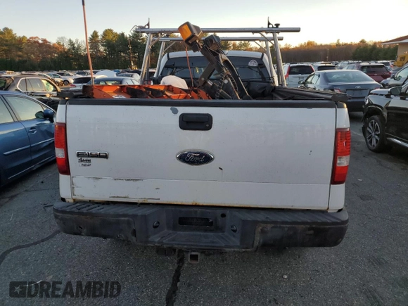 2008 Ford F-150 XL with VIN 1FTRF14V38KD28272, listed as a Copart auction lot 79881434 with 160,773 mi miles and Non Repairable. Bid and sale history available at carsss.com. Image 6.