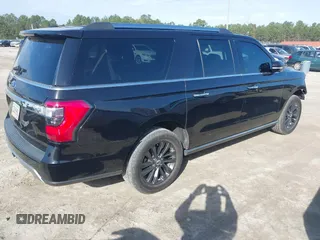 2021 Ford Expedition Max Limited z VIN 1FMJK1KT5MEA09891, wystawiony jako IAAI lot #40838342 z przebiegiem 81 594 mil mil oraz . Historia ofert i sprzedaży dostępna na DreamBid. Obrazek 4.