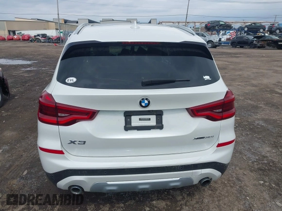 2019 BMW X3 xDrive30i with VIN 5UXTR9C5XKLE17238, listed as a IAAI auction lot 42030258 with 48,192 mi miles. Bid and sale history available at carsss.com. Image 17.