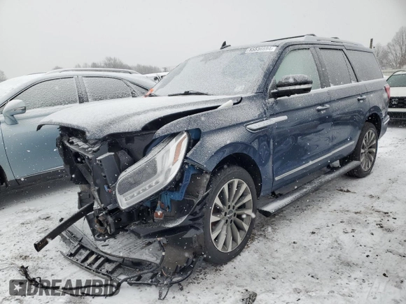 2020 Lincoln Navigator Reserve z VIN 5LMJJ2LT7LEL17146, wystawiony jako Copart lot #49923625 z przebiegiem Nie podano mil oraz Szkoda całkowita • Salvage title. Historia ofert i sprzedaży dostępna na DreamBid. Obrazek 1.