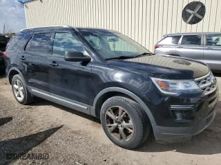 2019 Ford Explorer XLT with VIN 1FM5K7DHXKGA15152, listed as a Copart auction lot 41764385 with 228,666 mi miles and Clean Title. Bid and sale history available at carsss.com. Image 4.