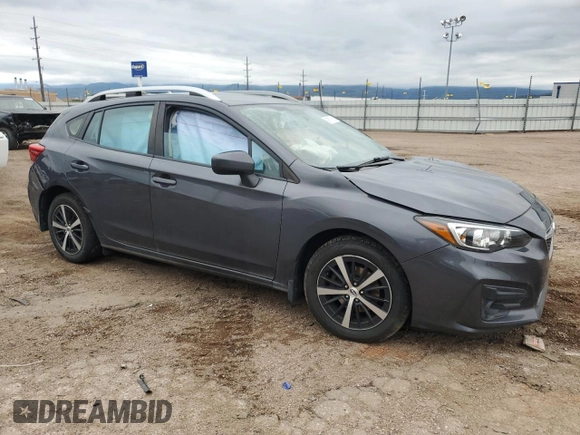 2019 Subaru Impreza Premium с VIN 4S3GTAD62K3745165, выставлен на аукционе Copart как лот 59677915 с пробегом Не указан миль и Списание • Salvage title. История ставок и продаж доступна на DreamBid. Изображение 4.