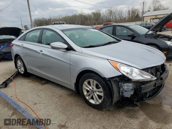 2012 Hyundai Sonata GLS with VIN 5NPEB4AC7CH481291, listed as a Copart auction lot 51923215 with 129,032 mi miles and Salvage Title. Bid and sale history available at carsss.com. Image 4.