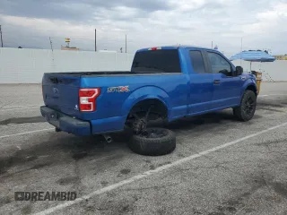 2018 Ford F-150 XL with VIN 1FTEX1CP9JKC83813, listed as a Copart auction lot 59342735 with 63,106 mi miles and Salvage title. Bid and sale history available at DreamBid. Image 3.
