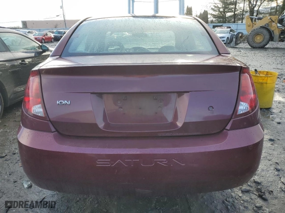 2003 Saturn ION with VIN 1G8AG52F63Z172171, listed as a Copart auction lot 86427514 with 105,735 mi miles and Clean Title. Bid and sale history available at carsss.com. Image 6.