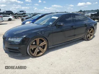 2016 Audi S7 with VIN WAUW2AFC8GN008126, listed as a Copart auction lot 67843574 with 78,139 mi miles and Salvage Title. Bid and sale history available at carsss.com. Image 1.