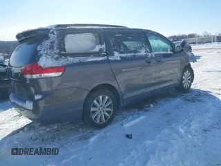 2013 Toyota Sienna LE with VIN 5TDJK3DCXDS061105, listed as a IAAI auction lot 41363922 with 163,231 mi miles and . Bid and sale history available at DreamBid. Image 4.