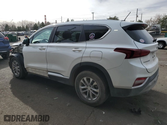 2019 Hyundai Santa Fe SE with VIN 5NMS2CAD5KH098256, listed as a Copart auction lot 47876895 with 130,870 mi miles and Salvage Title. Bid and sale history available at carsss.com. Image 2.
