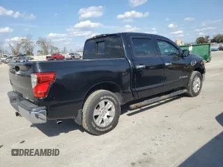 2017 Nissan Titan S with VIN 1N6AA1EJ4HN571219, listed as a Copart auction lot 43154215 with 63,876 mi miles and Salvage Title. Bid and sale history available at carsss.com. Image 3.