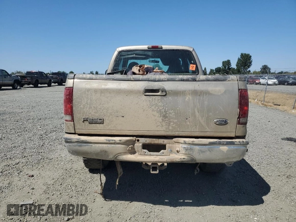 2000 Ford F-250 XL with VIN 1FTNX21S6YED26896, listed as a Copart auction lot 78841974 with 206,840 mi miles and Salvage title. Bid and sale history available at DreamBid. Image 6.