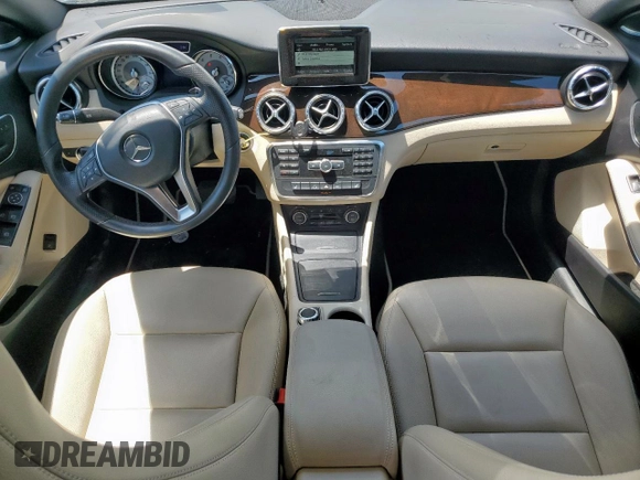 2014 Mercedes-Benz CLA 250 with VIN WDDSJ4EB8EN040382, listed as a Copart auction lot 61055185 with 76,380 mi miles and Salvage title. Bid and sale history available at DreamBid. Image 8.