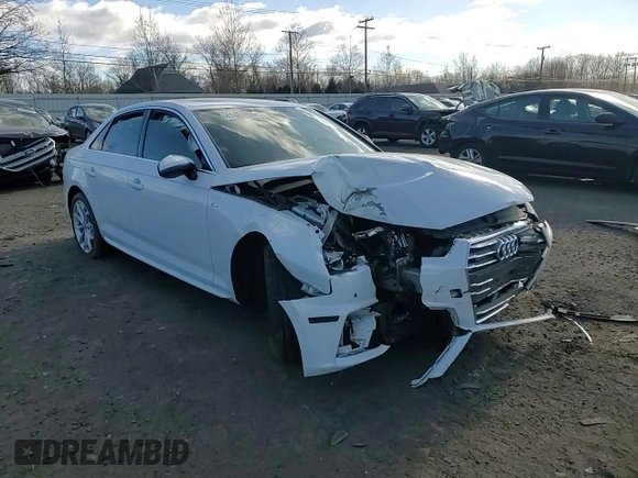 2019 Audi A4 Premium Plus with VIN WAUENAF45KA027051, listed as a Copart auction lot 41481465 with 0 mi miles and Salvage Title. Bid and sale history available at carsss.com. Image 11.