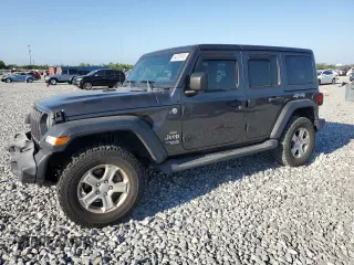 2018 Jeep Wrangler Unlimited Sport S z VIN 1C4HJXDG2JW304963, wystawiony jako Copart lot #54051915 z przebiegiem 65 118 mil mil oraz Szkody całkowita. Historia ofert i sprzedaży dostępna na DreamBid. Obrazek 1.