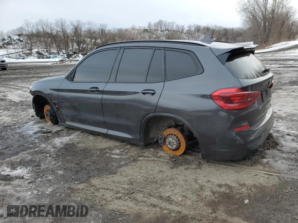2020 BMW X3 M Competition z VIN 5YMTS0C0XL9B17548, wystawiony jako Copart lot #45018825 z przebiegiem 62 670 mil mil oraz Szkoda całkowita • Salvage title. Historia ofert i sprzedaży dostępna na DreamBid. Obrazek 2.