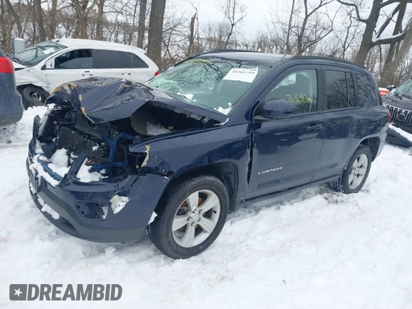2017 Jeep Compass High Altitude with VIN 1C4NJDEB0HD106845, listed as a IAAI auction lot 41261759 with 76,630 mi miles. Bid and sale history available at carsss.com. Image 17.