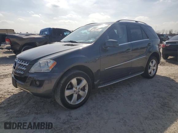 2011 Mercedes-Benz M 350 with VIN 4JGBB5GB6BA624398, listed as a Copart auction lot 45705375 with 110,699 mi miles and Salvage title. Bid and sale history available at DreamBid. Image 1.