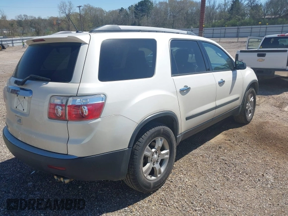 2011 GMC Acadia SL with VIN 1GKKRNED8BJ360917, listed as a IAAI auction lot 41785167 with 123,530 mi miles and . Bid and sale history available at DreamBid. Image 4.