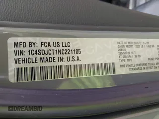 2022 Dodge Durango R/T с VIN 1C4SDJCT1NC221105, выставлен на аукционе IAAI как лот 42146801 с пробегом 61 373 миль миль и . История ставок и продаж доступна на DreamBid. Изображение 9.